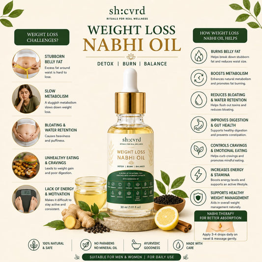 Ayurvedic Nabhi Oil for Weight Loss & Belly Fat Management