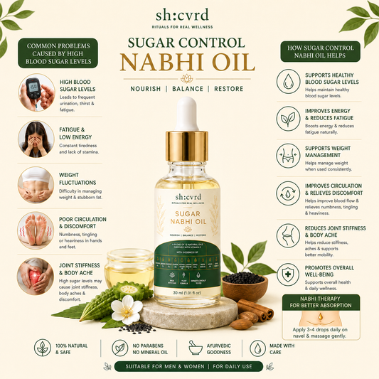 Ayurvedic Nabhi Oil for Blood Sugar Control & Daily Wellness